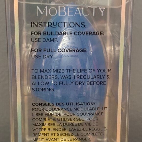 Mobeauty Flawless Coverage Cosmetic Blender Duo Makeup Sponges NIB! - Picture 3 of 4